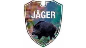 Autoschild-Jaeger-Wildschwein